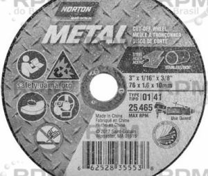 NORTON ABRASIVES 66252835553