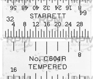 L S STARRETT COMPANY C604R-1
