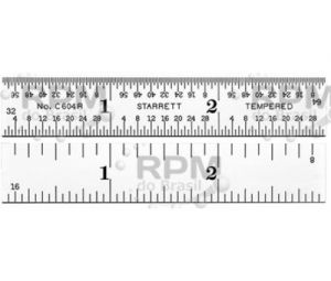 L S STARRETT COMPANY C604R-3