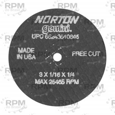 NORTON ABRASIVES 66243510645