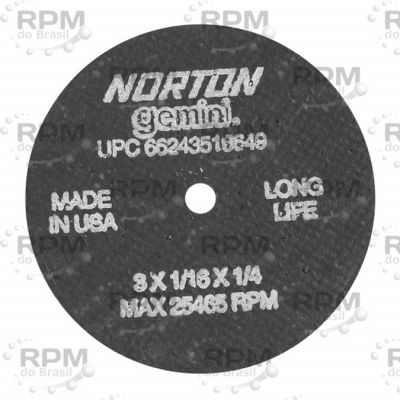 NORTON ABRASIVES 66243510649