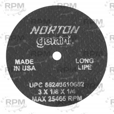 NORTON ABRASIVES 66243510652