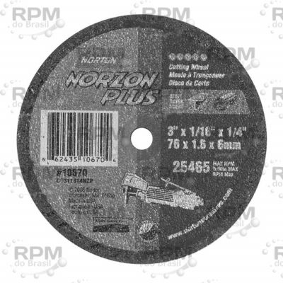 NORTON ABRASIVES 66243510670