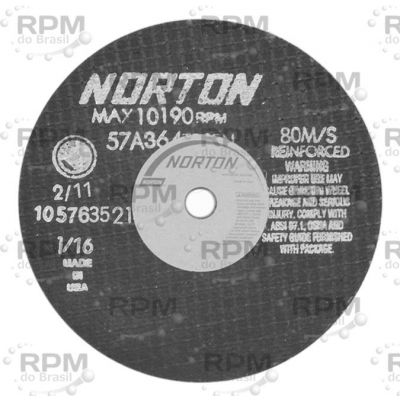 NORTON ABRASIVES 66252822969