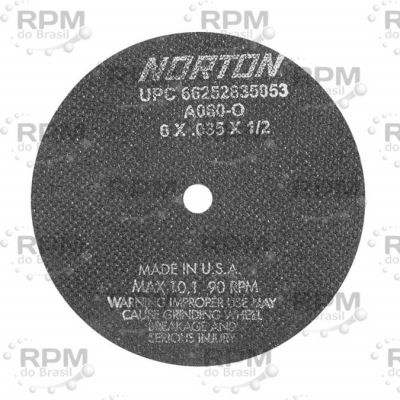 NORTON ABRASIVES 66252938786