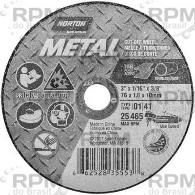 NORTON ABRASIVES 66252835553