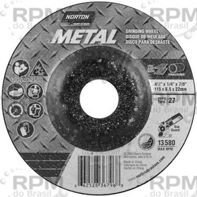 NORTON ABRASIVES 66252836796