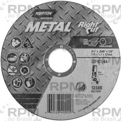 NORTON ABRASIVES 66252840001