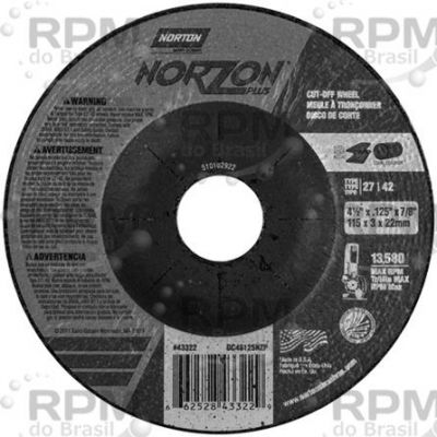 NORTON ABRASIVES 66252843322