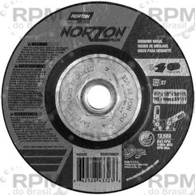 NORTON ABRASIVES 66252843323