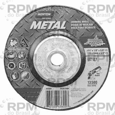 NORTON ABRASIVES 66252843605