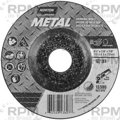 NORTON ABRASIVES 66252843607