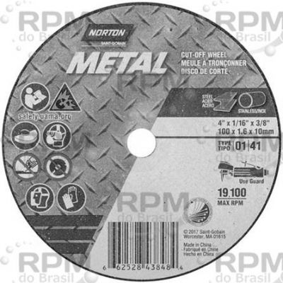 NORTON ABRASIVES 66252843848