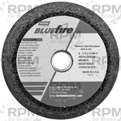 NORTON ABRASIVES 66253198583