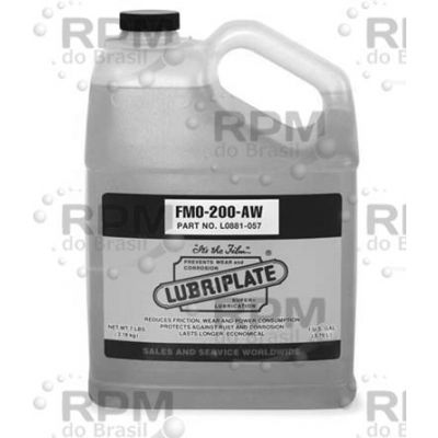 LUBRIPLATE LUBRICANTS CO FMO-200-AW