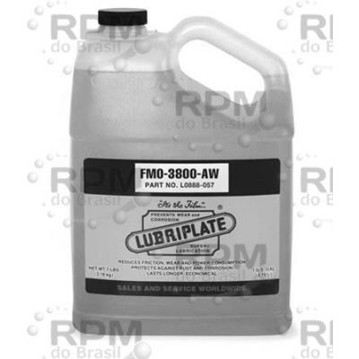 LUBRIPLATE LUBRICANTS CO FMO-3800-AW