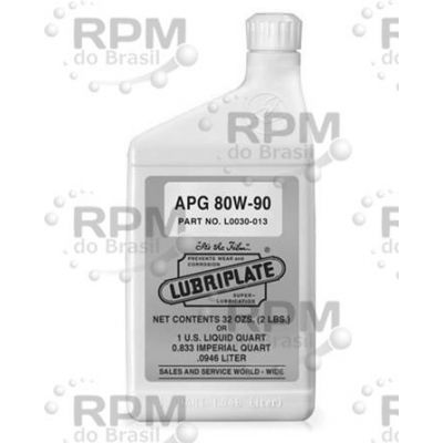 LUBRIPLATE LUBRICANTS CO L0030-013