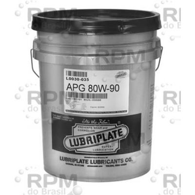 LUBRIPLATE LUBRICANTS CO L0030-035