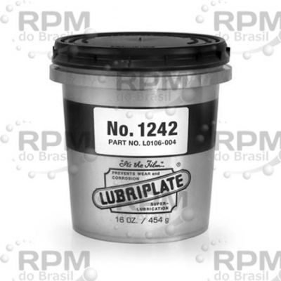 LUBRIPLATE LUBRICANTS CO L0106-001