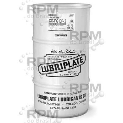 LUBRIPLATE LUBRICANTS CO L0138-039